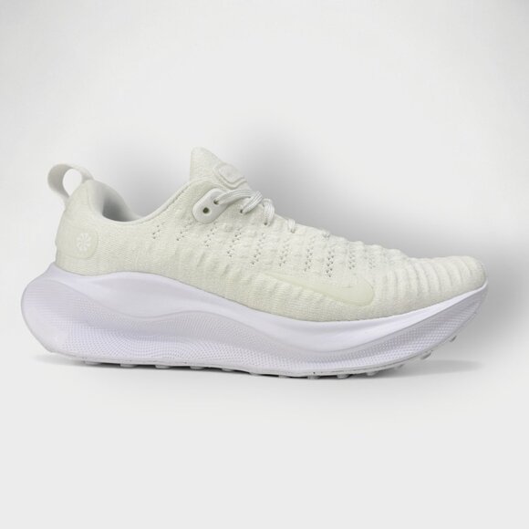 Nike React Infinity Run Flyknit 4 Wide Women’s 7 White FN0880-101 Running Shoe - Picture 1 of 13